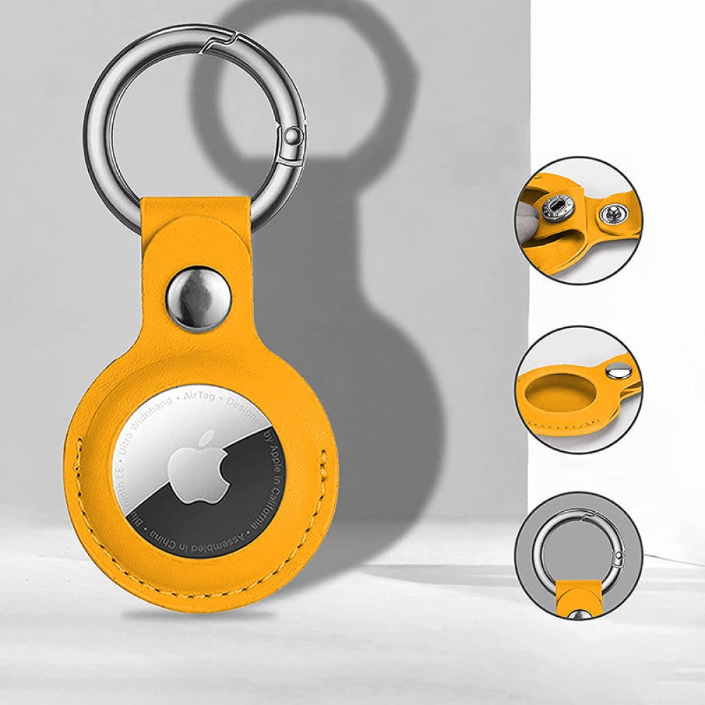 Set 4 Huse Leather - AirTag - Multicolor