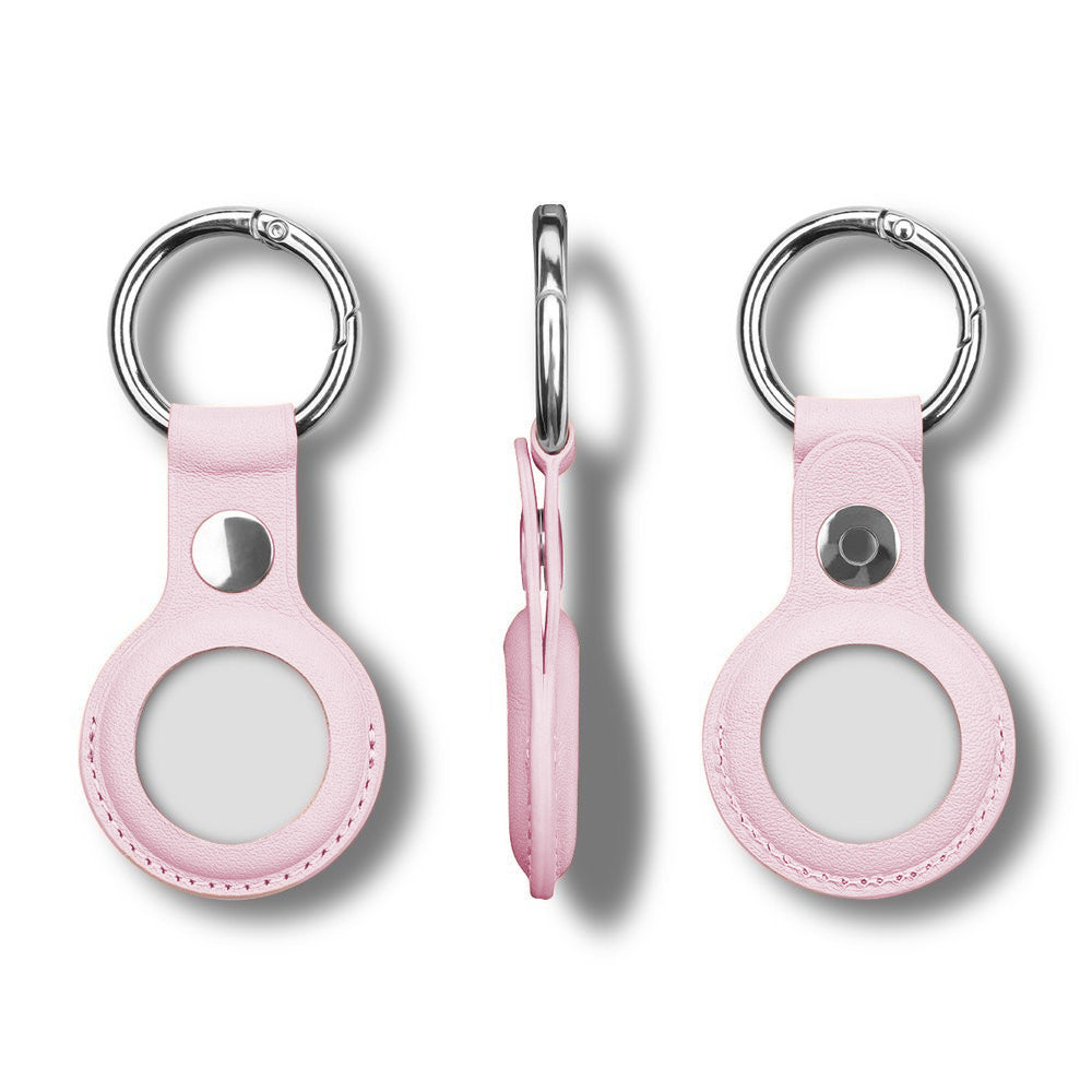 Husa Leather - AirTag - Roz