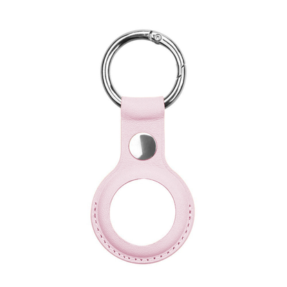 Husa Leather - AirTag - Roz