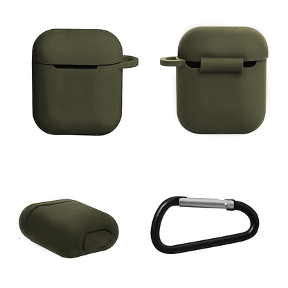 Husa Soft Silicone - AirPods 1/2 - Army Green