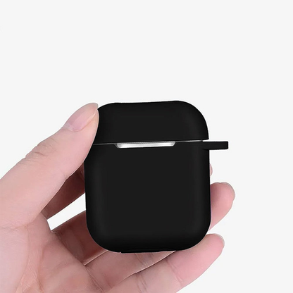 Husa Soft Silicone - AirPods 1/2 - Negru