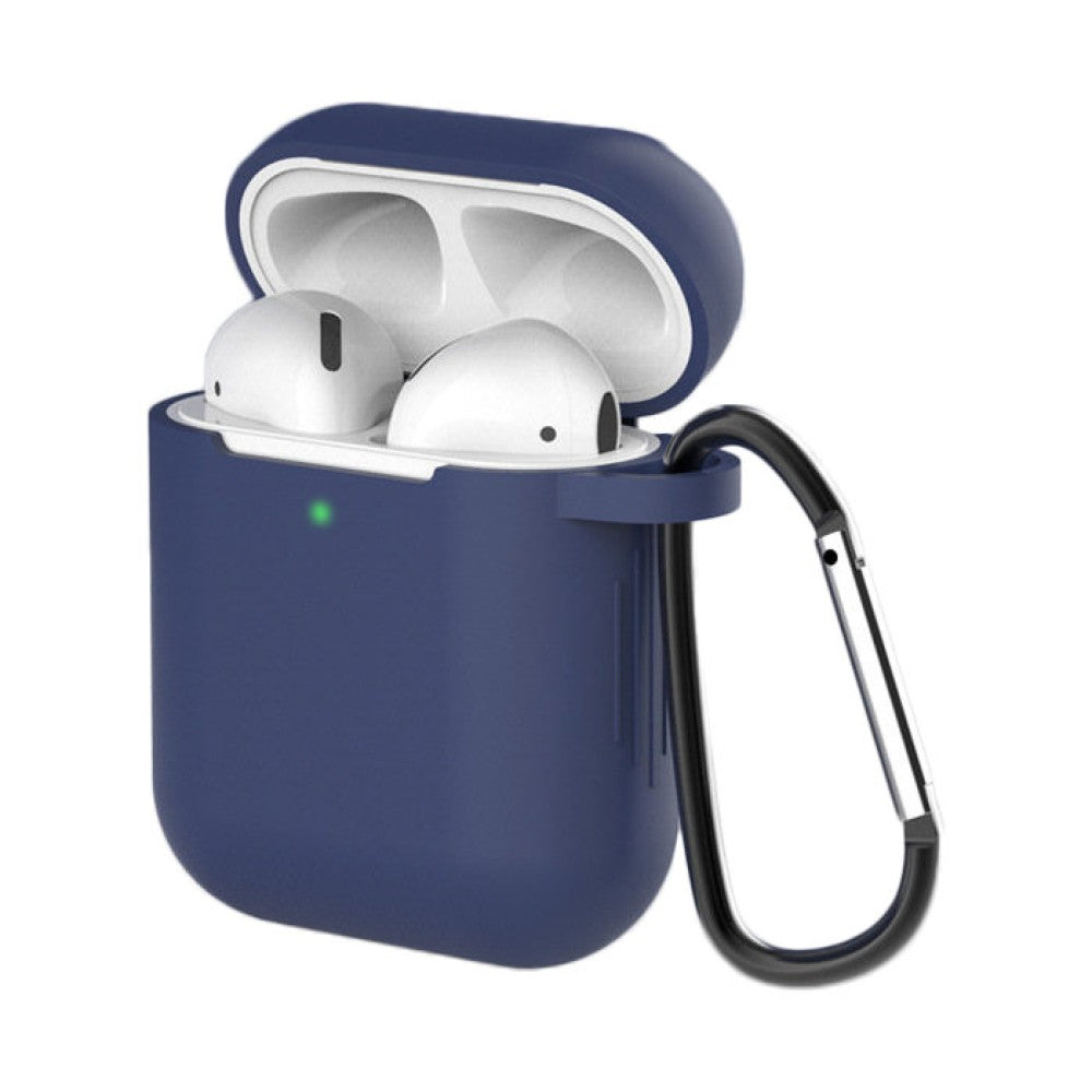 Husa Soft Silicone - AirPods 1/2 - Albastru