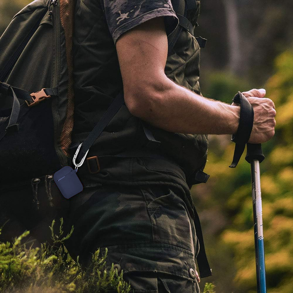 Husa Soft Silicone - AirPods 1/2 - Albastru