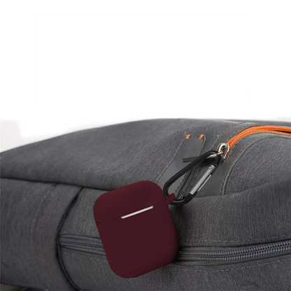 Husa Soft Silicone - AirPods 1/2 - Burgundy