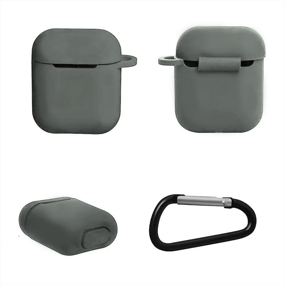 Husa Soft Silicone - AirPods 1/2 - Grey
