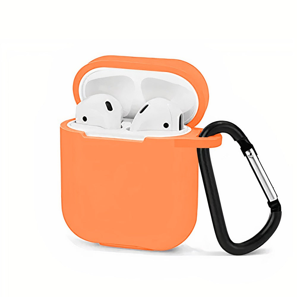 Husa Soft Silicone - AirPods 1/2 - Peach
