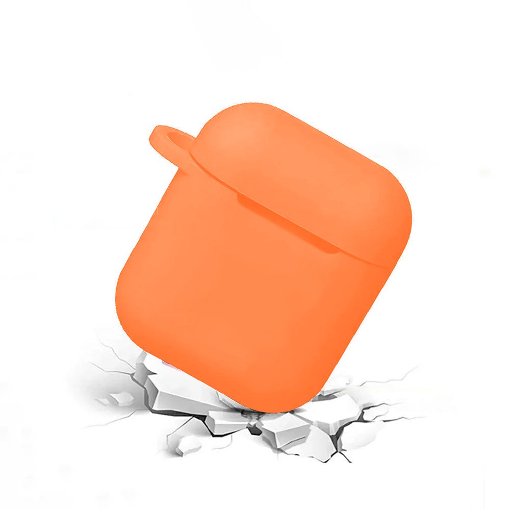 Husa Soft Silicone - AirPods 1/2 - Peach