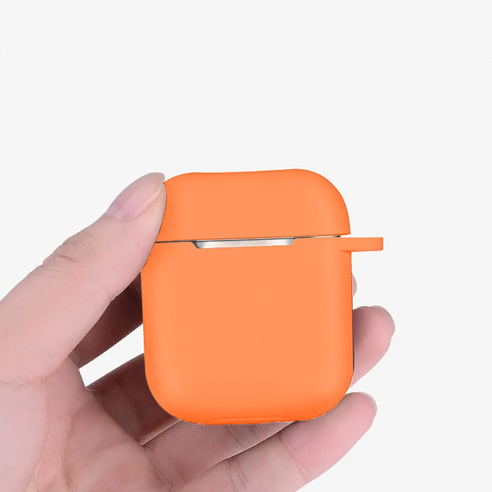 Husa Soft Silicone - AirPods 1/2 - Peach