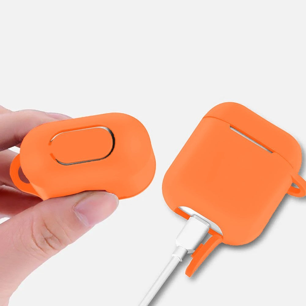 Husa Soft Silicone - AirPods 1/2 - Peach