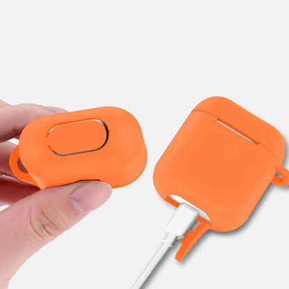 Husa Soft Silicone - AirPods 1/2 - Peach