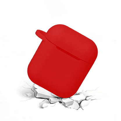 Husa Soft Silicone - AirPods 1/2 - Red