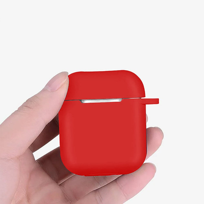Husa Soft Silicone - AirPods 1/2 - Red