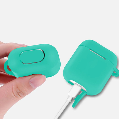 Husa Soft Silicone - AirPods 1/2 - Turqoise