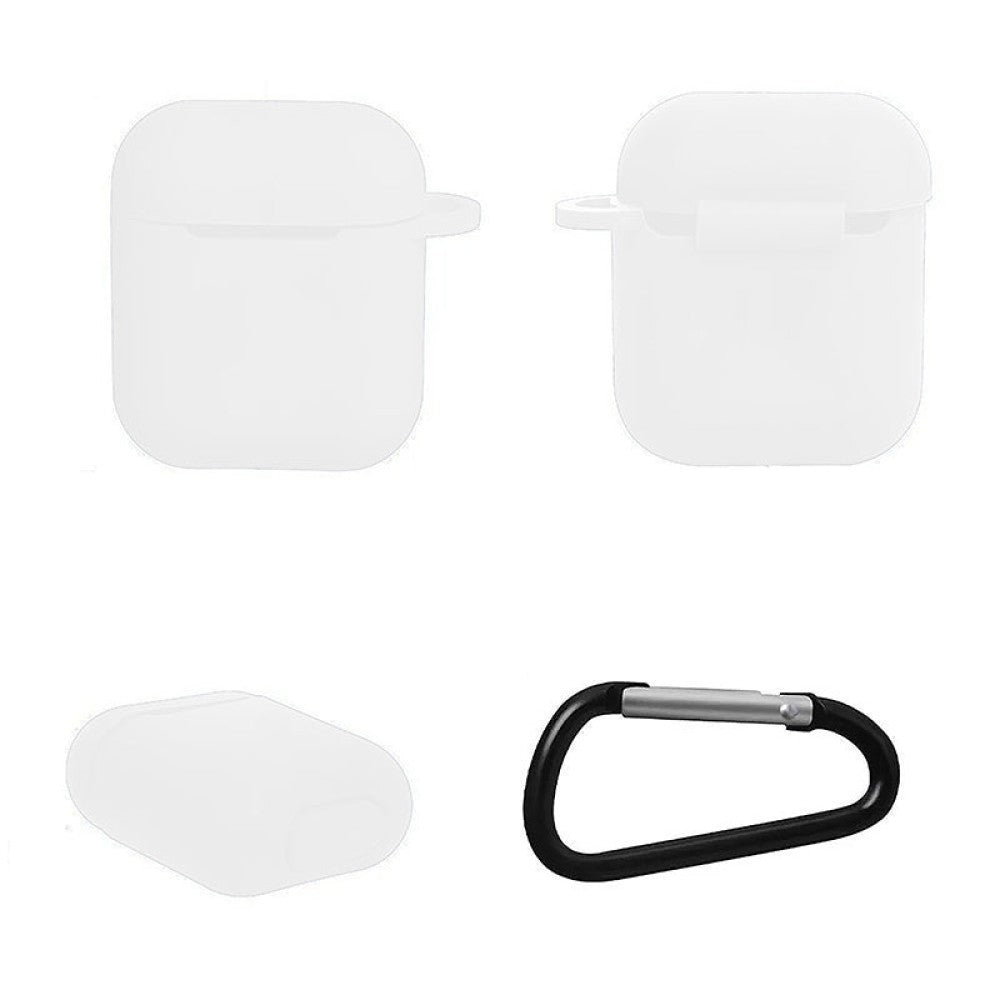 Husa Soft Silicone - AirPods 1/2 - Alb