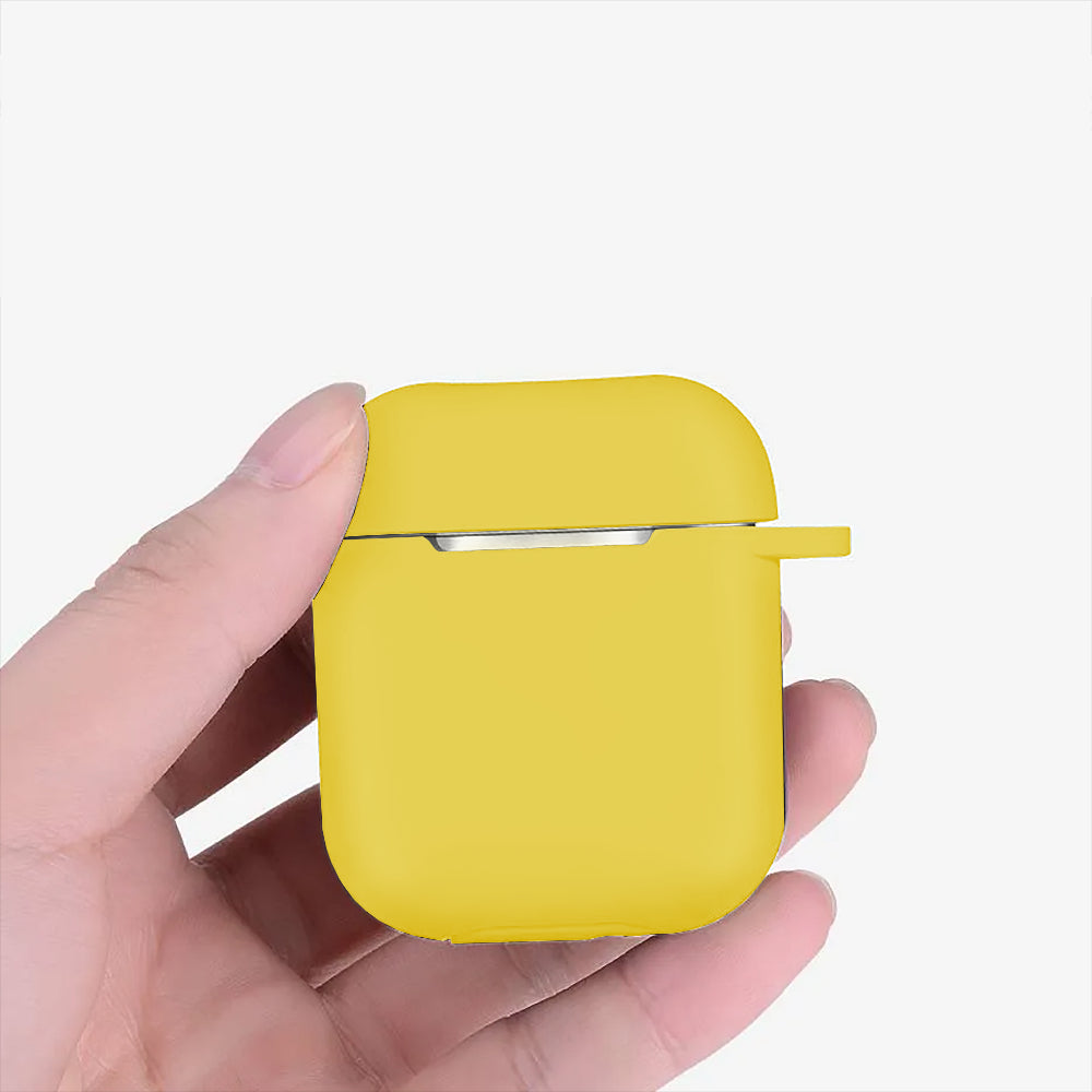 Husa Soft Silicone - AirPods 1/2 - Yellow