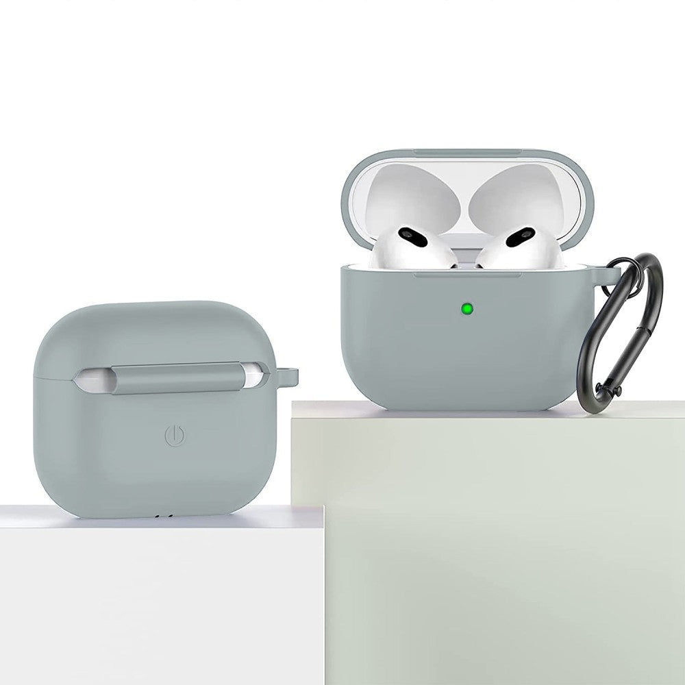Husa Soft Silicone - AirPods 3 - Light Gray