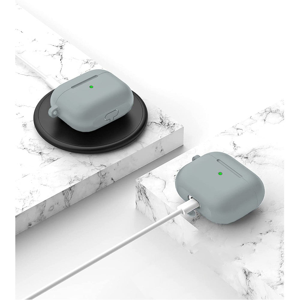 Husa Soft Silicone - AirPods 3 - Light Gray