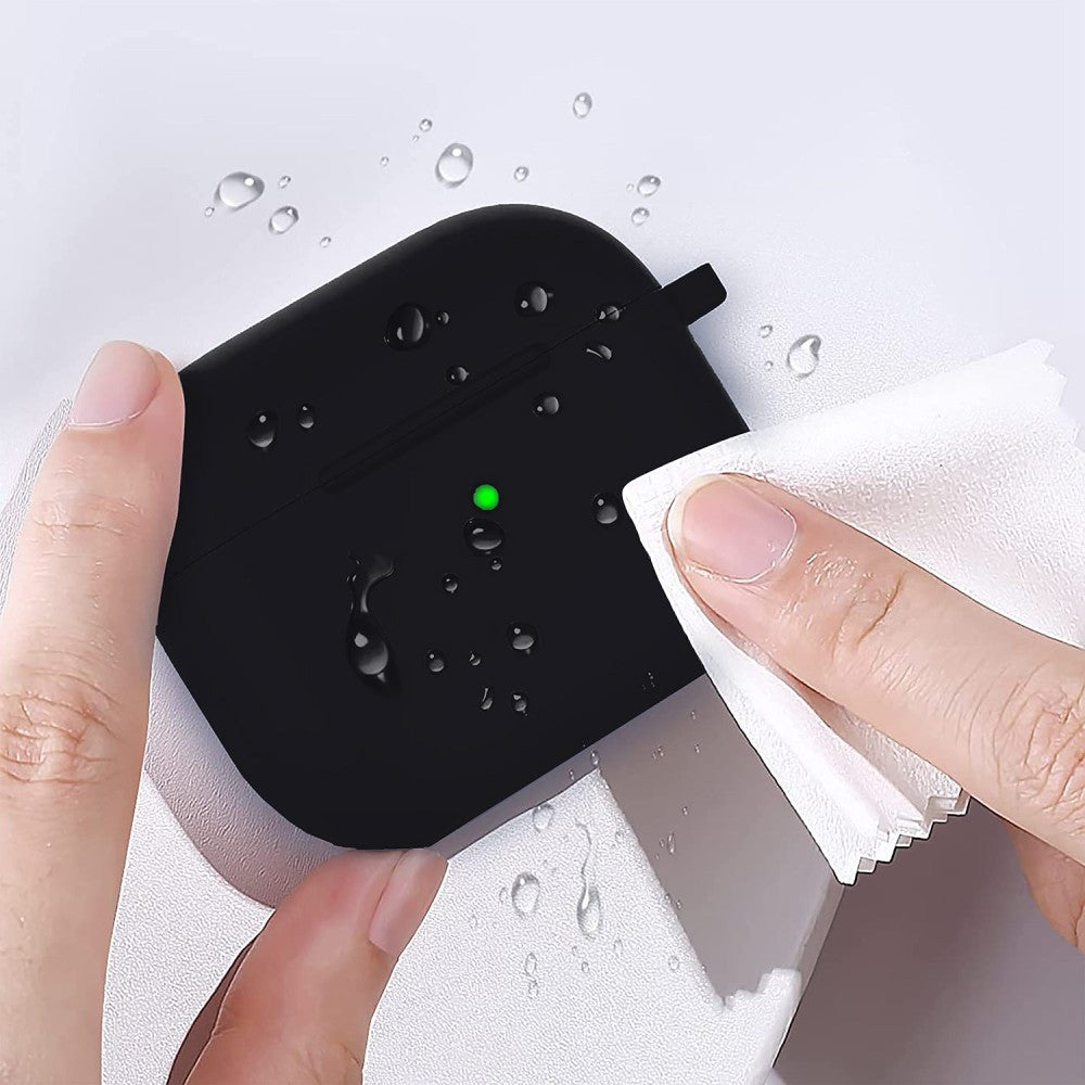 Husa Soft Silicone - AirPods 3 - Negru