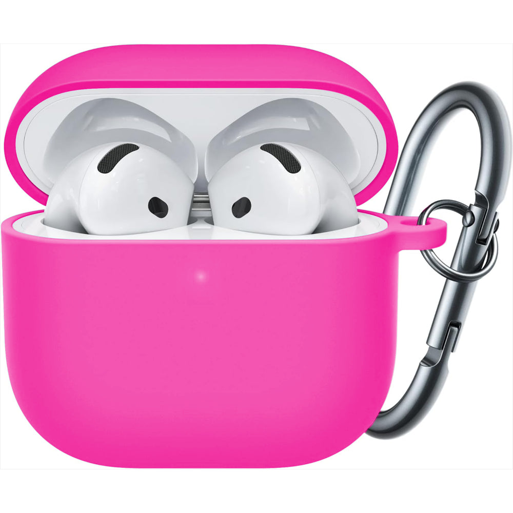 Husa Soft Silicone - AirPods 4 - Fuchsia