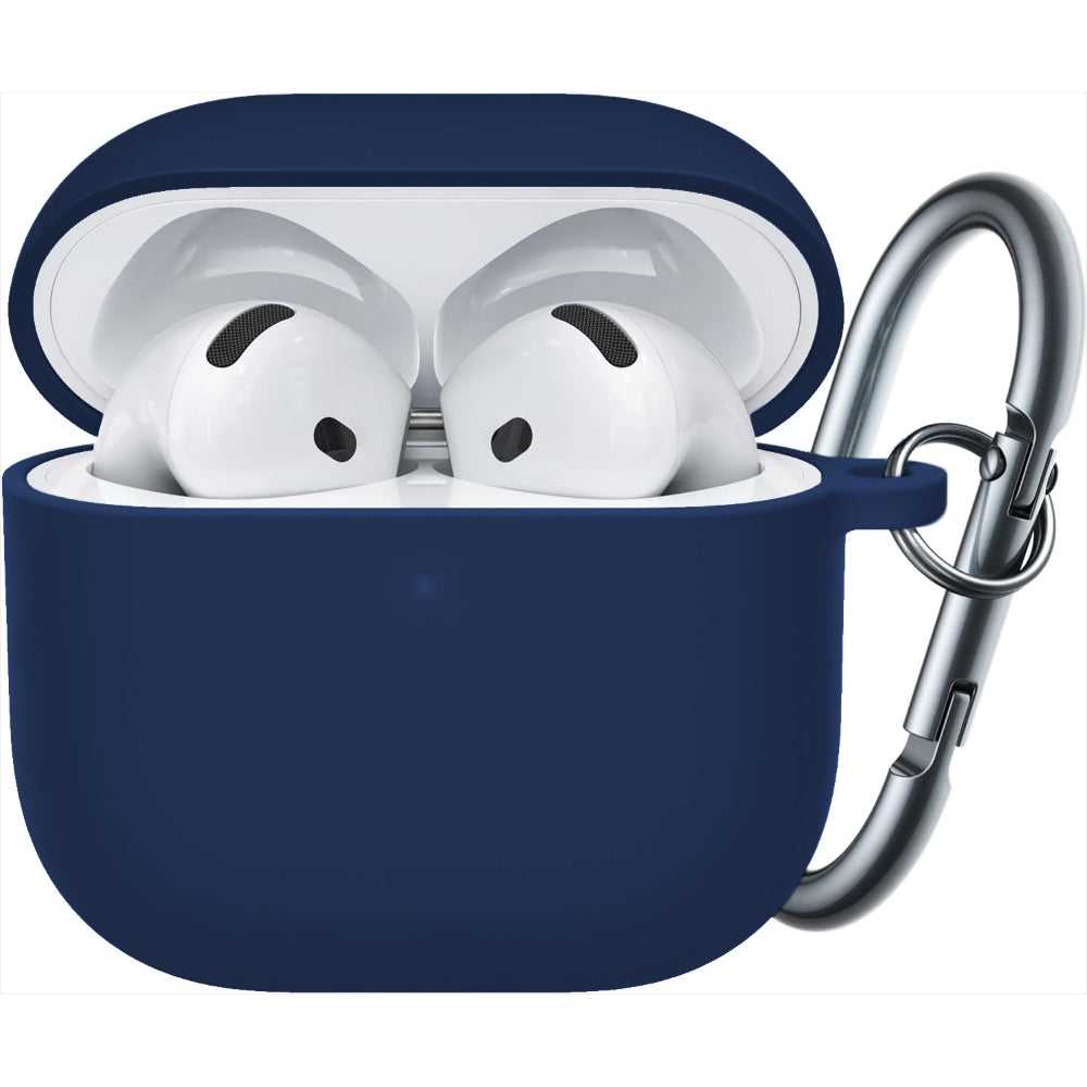 Husa Soft Silicone - AirPods 4 - Midnight Blue