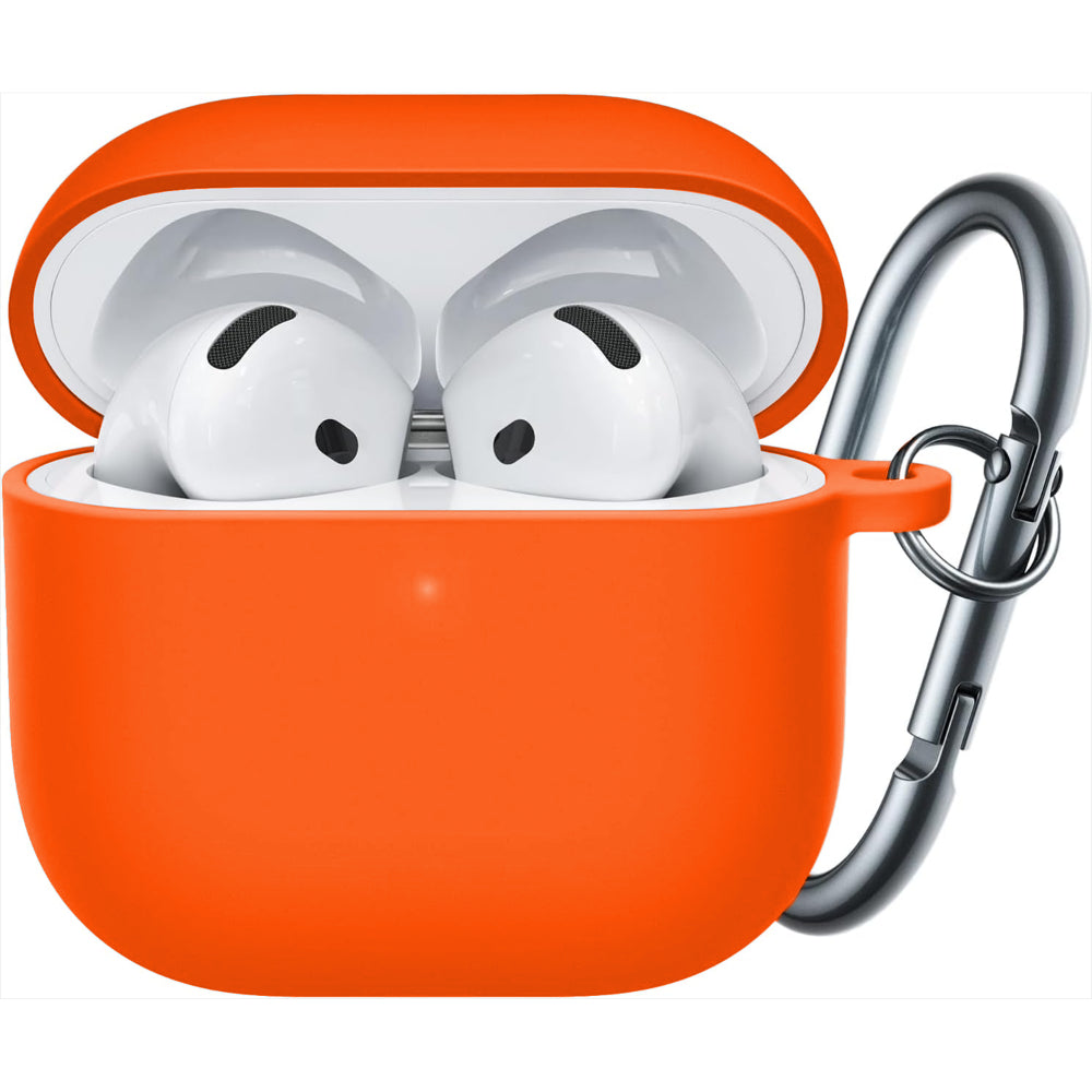 Husa Soft Silicone - AirPods 4 - Portocaliu