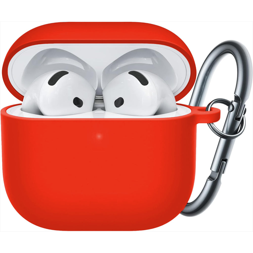 Husa Soft Silicone - AirPods 4 - Rosu