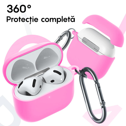 Husa Soft Silicone - AirPods 4 - Roz