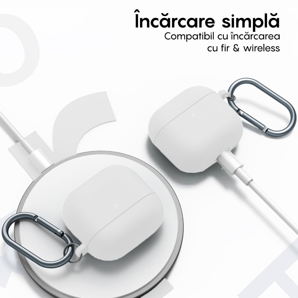 Husa Soft Silicone - AirPods 4 - Clear