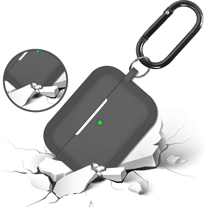 Husa Soft Silicone - AirPods Pro 1/2 - Dark Gray