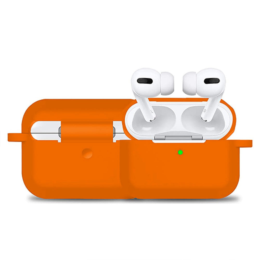 Husa Soft Silicone - AirPods Pro 1/2 - Portocaliu