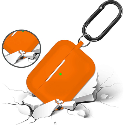 Husa Soft Silicone - AirPods Pro 1/2 - Portocaliu