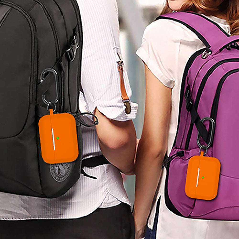 Husa Soft Silicone - AirPods Pro 1/2 - Portocaliu