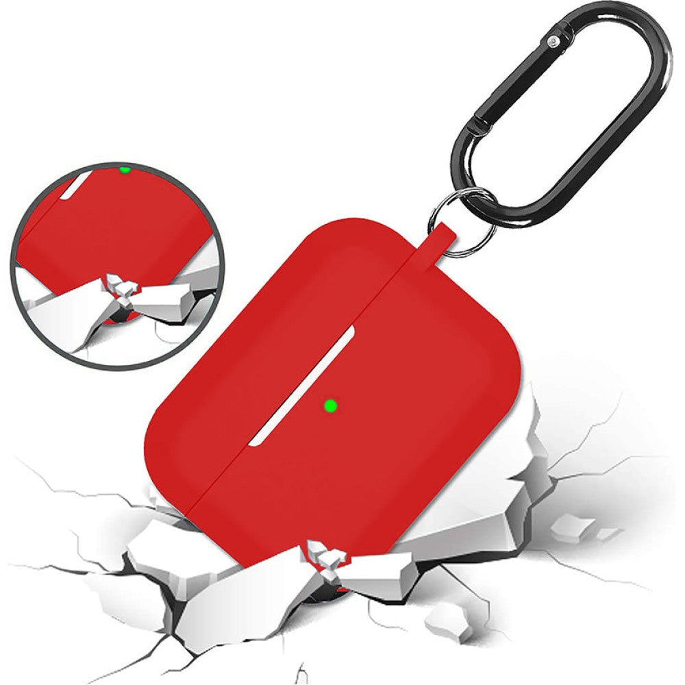 Husa Soft Silicone - AirPods Pro 1/2 - Red