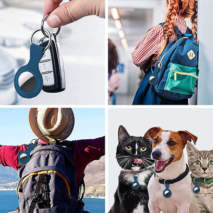 Husa Soft Silicone - AirTag - Albastru