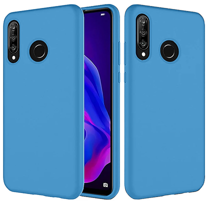 Husa Soft Silicone - Huawei P30 Lite/P30 Lite New Edition - Cadet Blue