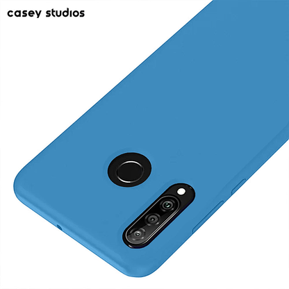Husa Soft Silicone - Huawei P30 Lite/P30 Lite New Edition - Cadet Blue