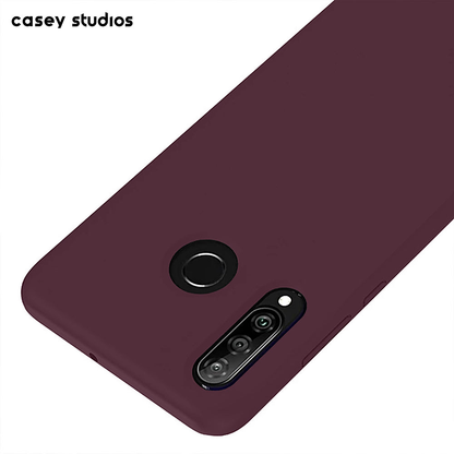 Husa Soft Silicone - Huawei P30 Lite/P30 Lite New Edition - Burgundy