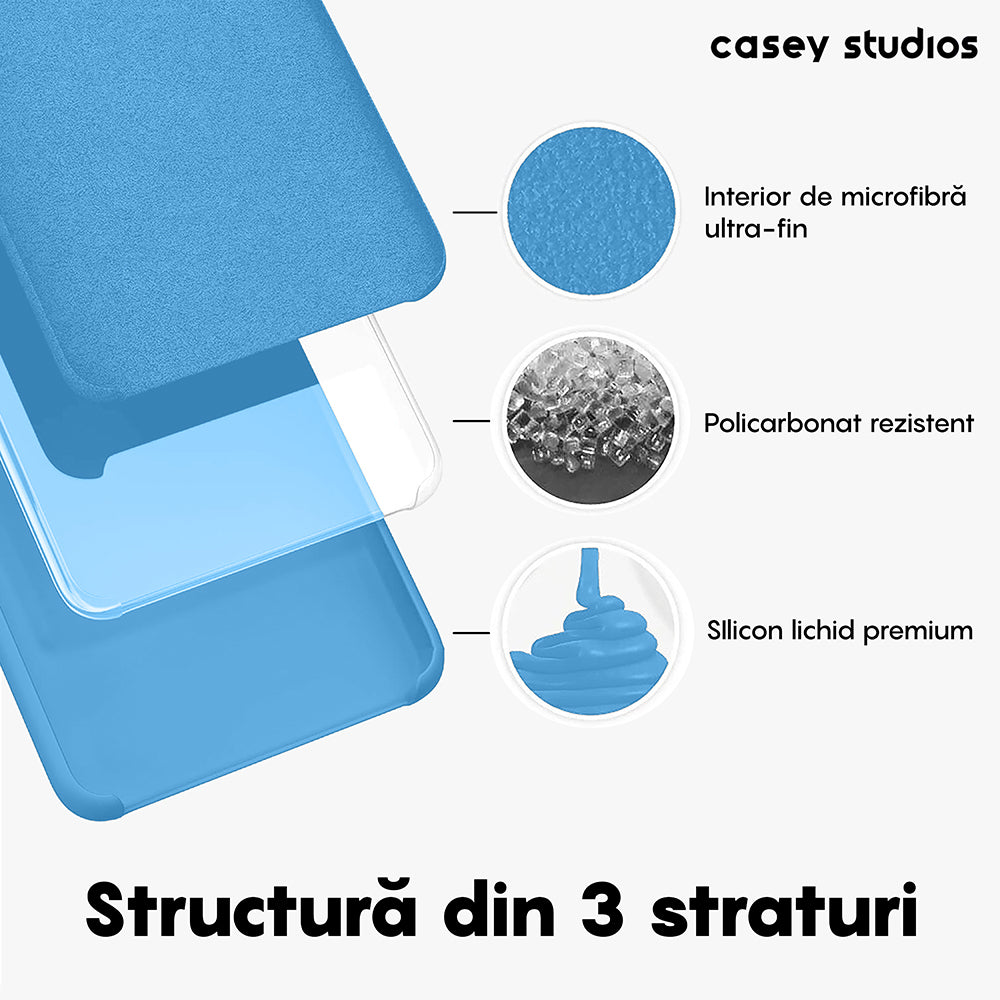 Husa Soft Silicone - Huawei P30 Pro/P30 Pro New Edition - Cadet Blue