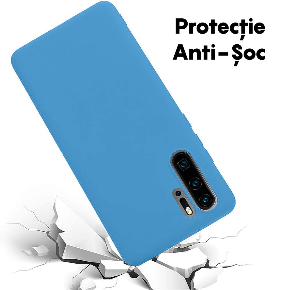 Husa Soft Silicone - Huawei P30 Pro/P30 Pro New Edition - Cadet Blue