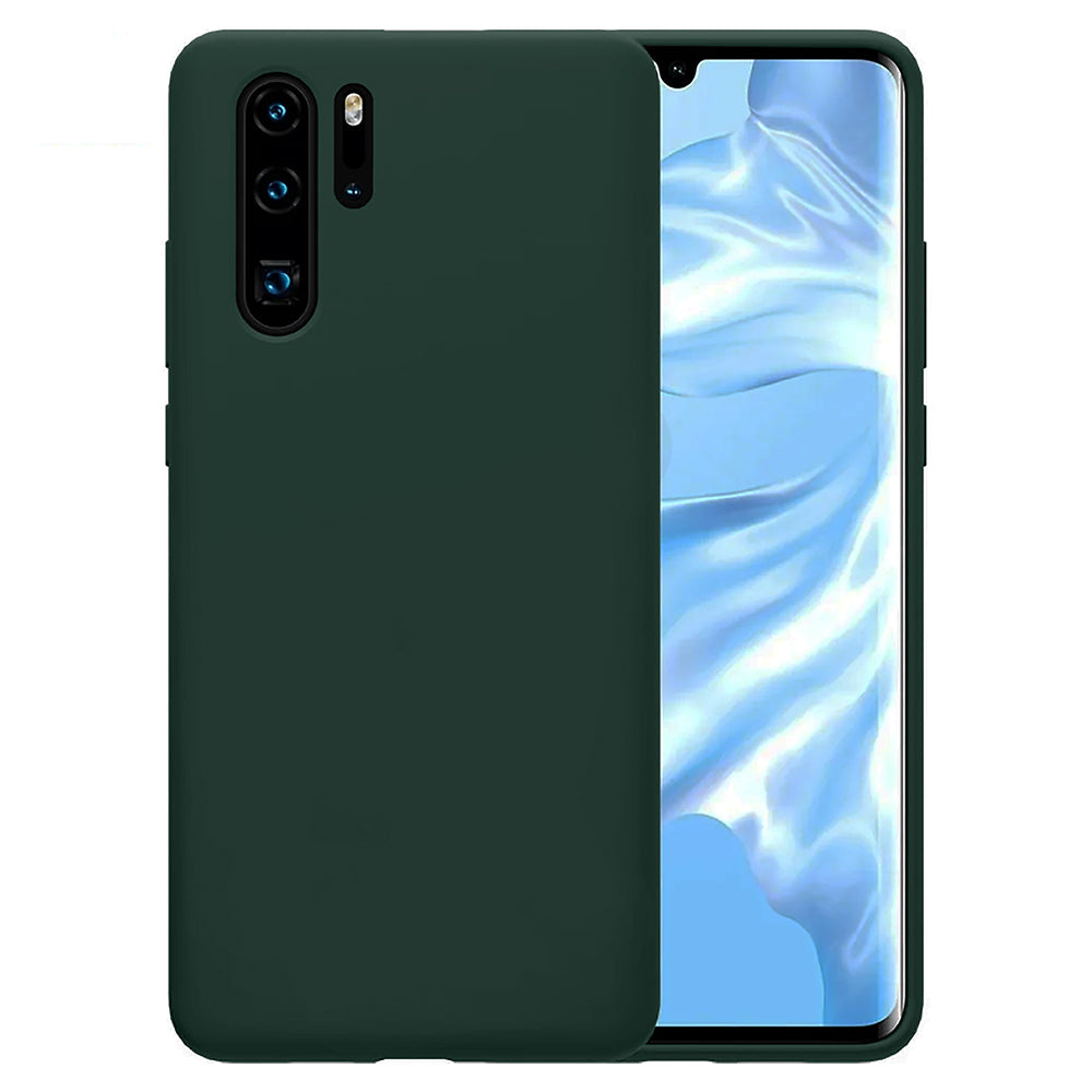 Husa Soft Silicone - Huawei P30 Pro/P30 Pro New Edition - Dark Marine Green