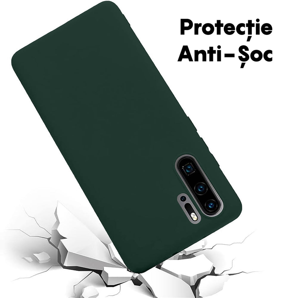 Husa Soft Silicone - Huawei P30 Pro/P30 Pro New Edition - Dark Marine Green