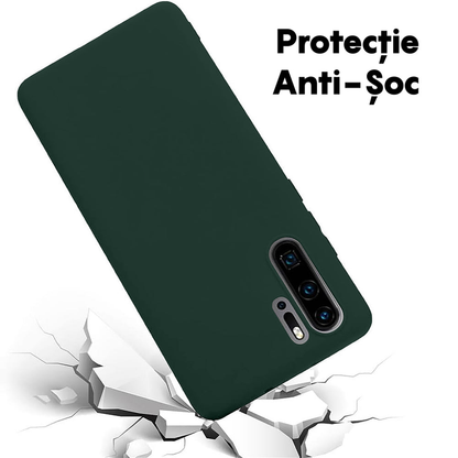 Husa Soft Silicone - Huawei P30 Pro/P30 Pro New Edition - Dark Marine Green