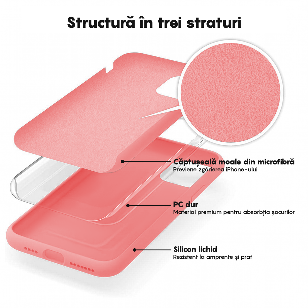 Husa Soft Silicone - iPhone 11 - Roz