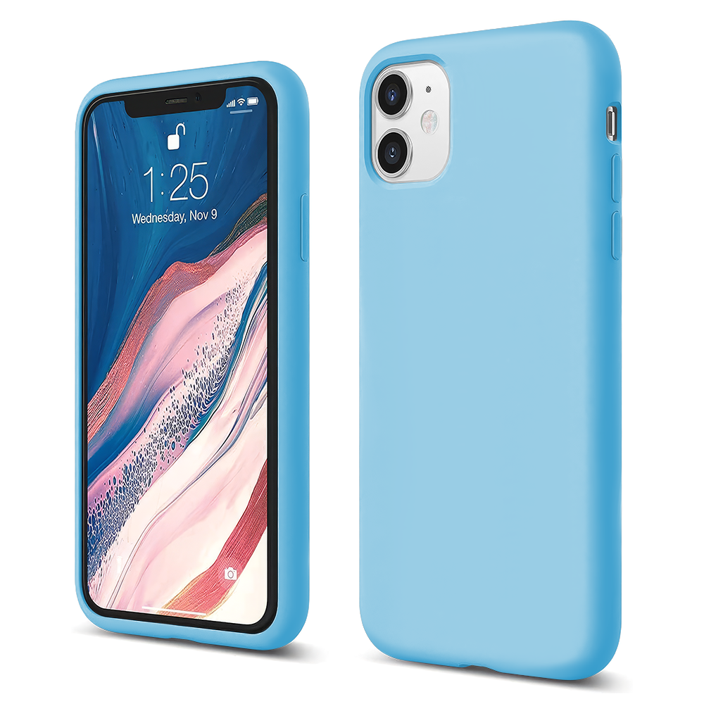 Husa Soft Silicone - iPhone 11 - Cadet Blue