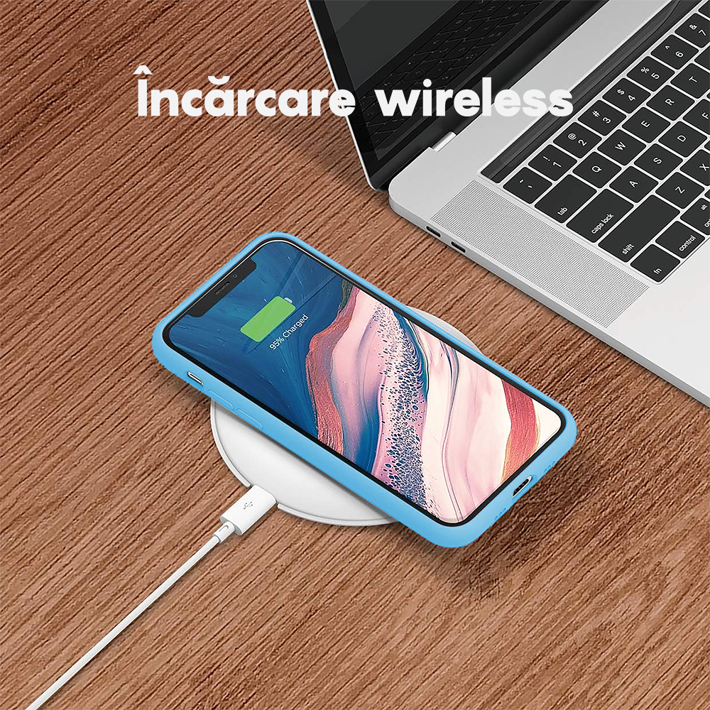 Husa Soft Silicone - iPhone 11 - Cadet Blue