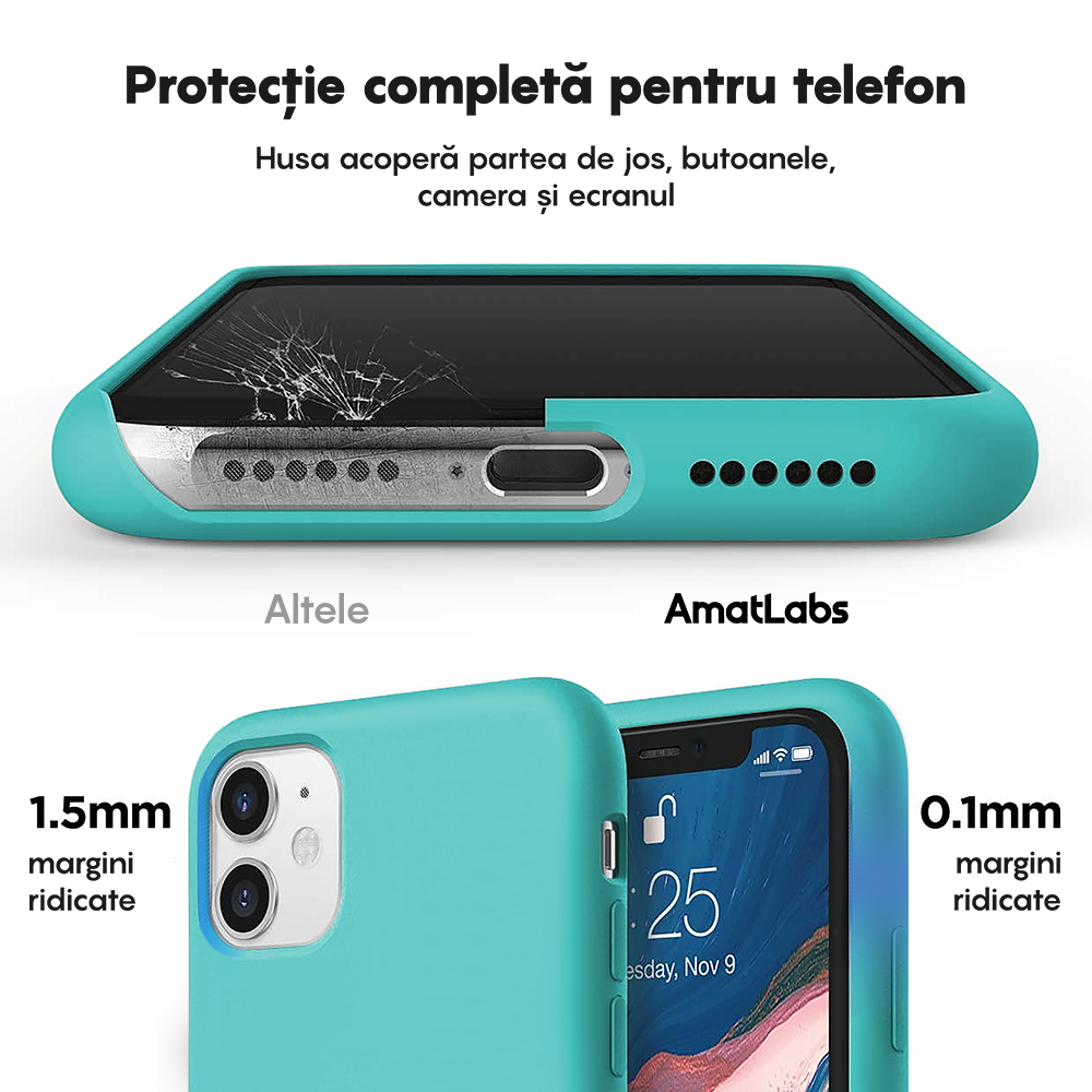 Husa Soft Silicone - iPhone 11 - Turqoise