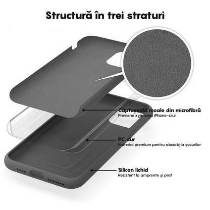 Husa Soft Silicone - iPhone 11 - Dark Gray