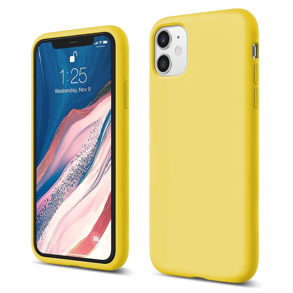 Husa Soft Silicone - iPhone 11 - Yellow