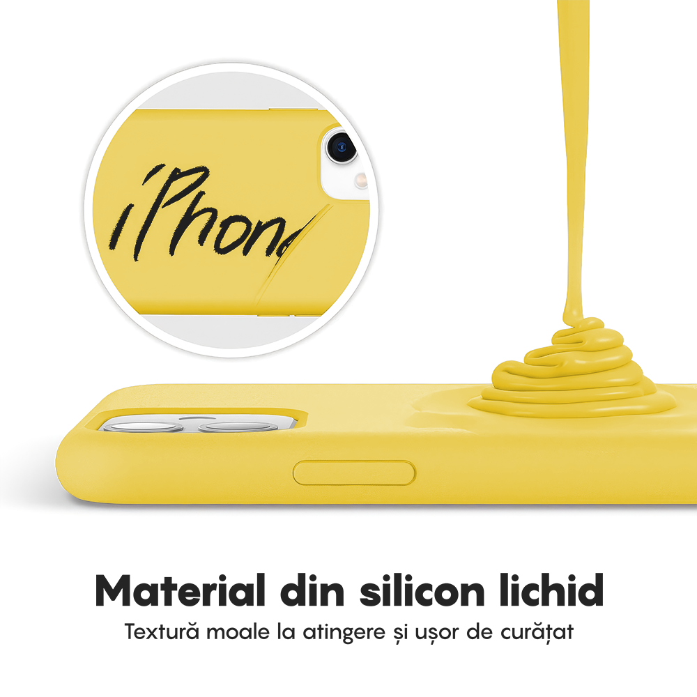 Husa Soft Silicone - iPhone 11 - Yellow