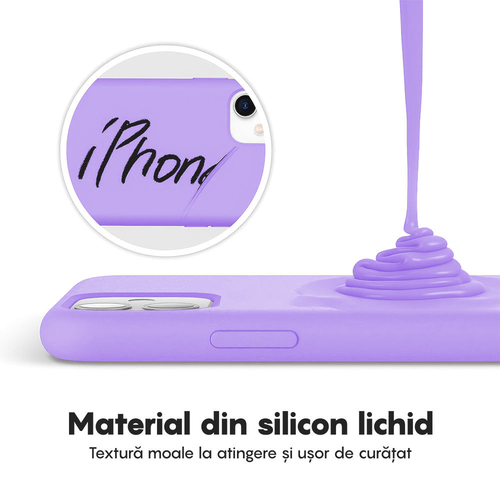 Husa Soft Silicone - iPhone 11 - Light Lilac